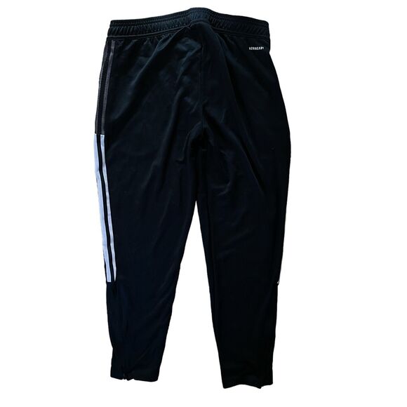 Adidas Track Pants Sz L Women's Black w Clear Pink Tiro21 Ankle Zipper 2021 - Picture 4 of 9